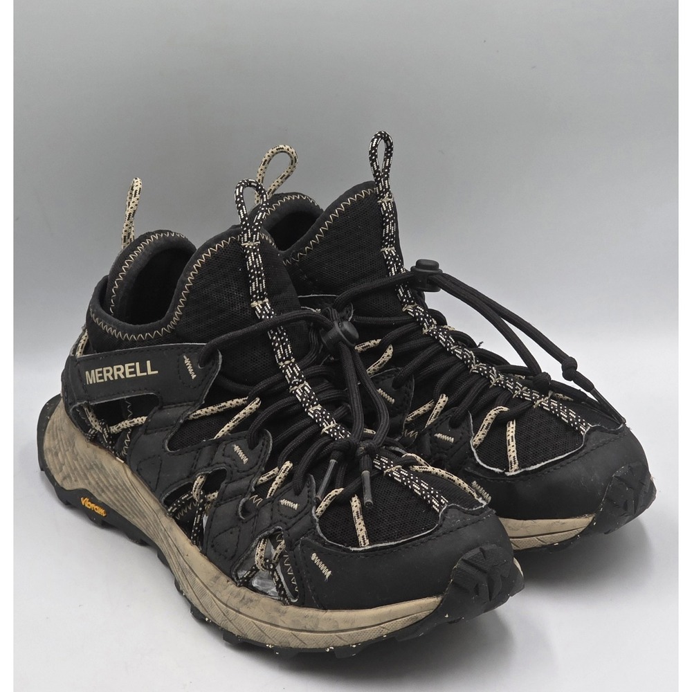 Merrell Moab Flight Sieve Men's 8 Black Trail Hiking Water Shoes J067007